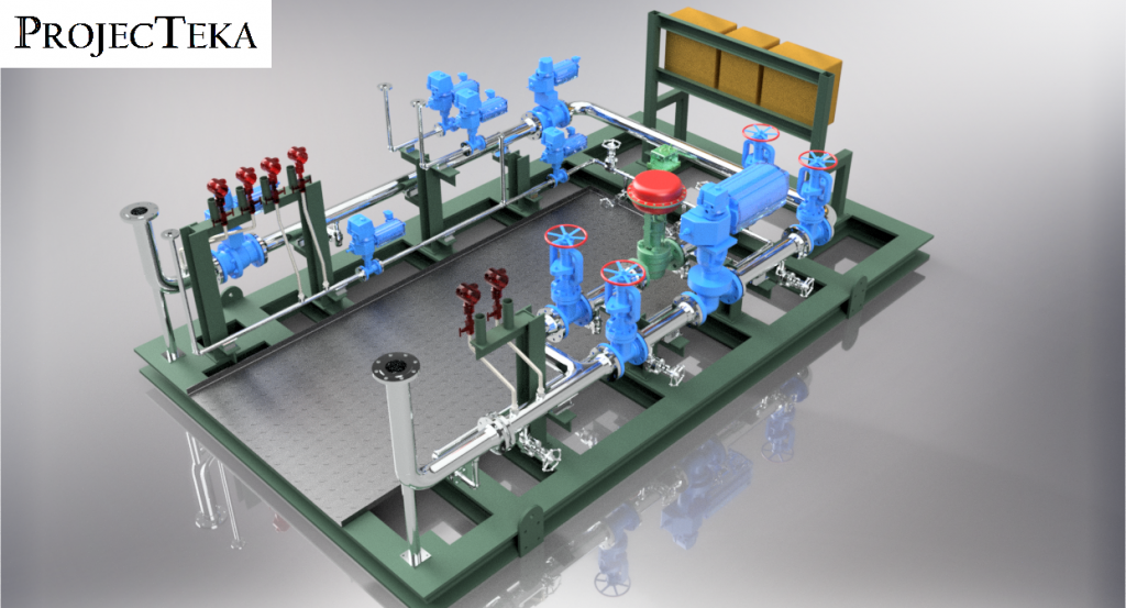 FUEL GAS SKID CAD MODELING