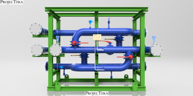 BIOGAS SKID DRAWING P&ID BYPASS SYSTEM