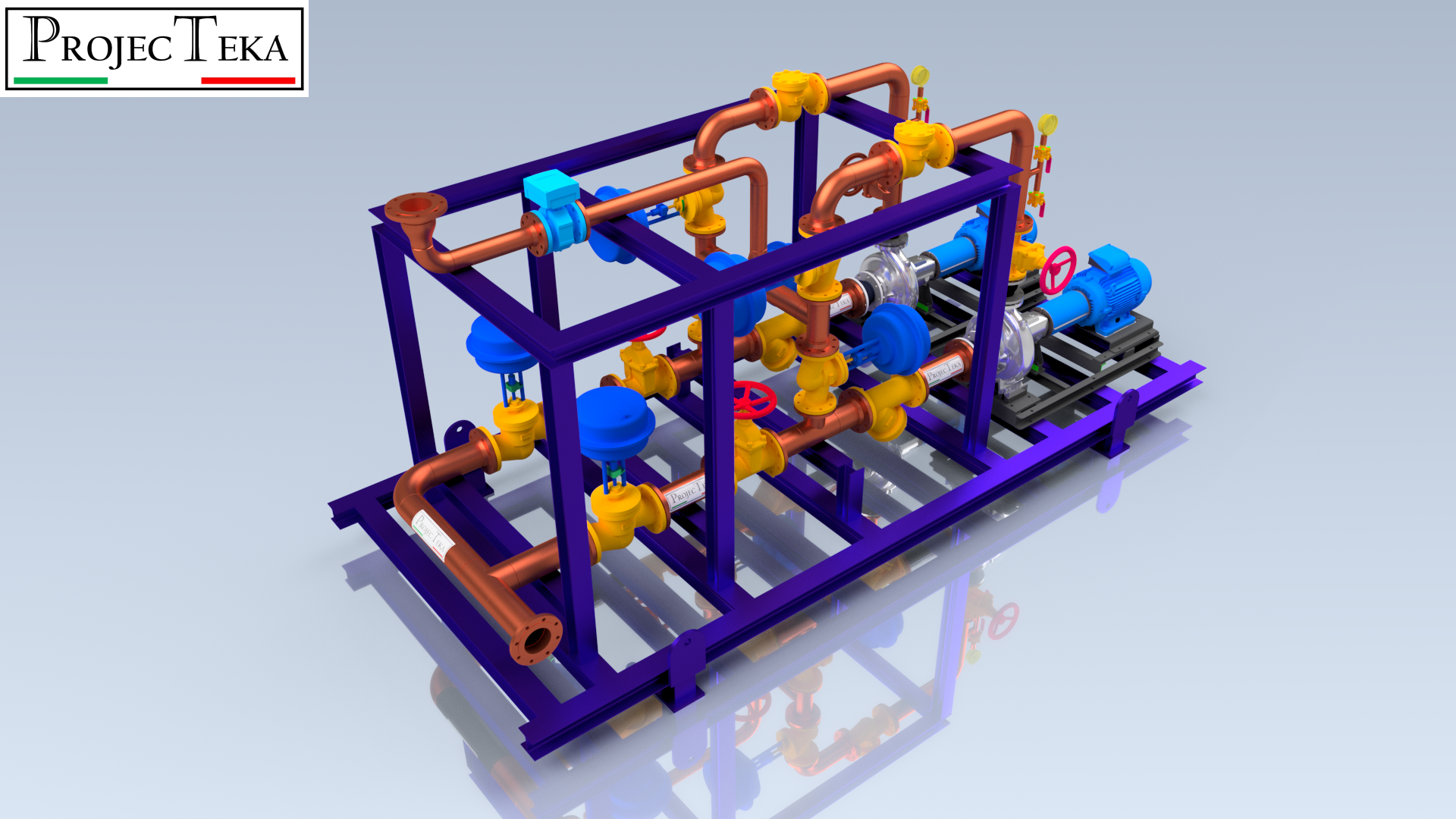 PUMP SKID DESIGN PIPING